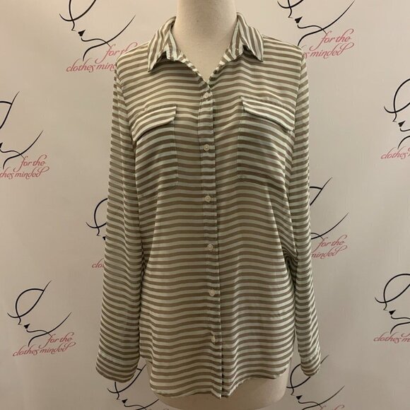 Old Navy Tops - Old Navy. Size SP. Long Sleeve, Button Down, Sheer Shirt. Button Cuffs. B22